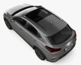 Kia XCeed 2024 3D модель top view