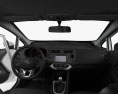 Kia Rio sedan with HQ interior 2015 3d model dashboard