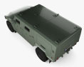 Kia KLTV K151 Bulletproof Command Center 2019 3D-Modell Draufsicht