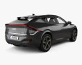 Kia EV6 GT with HQ interior 2024 3D модель back view