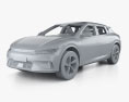 Kia EV6 GT with HQ interior 2024 3D模型 clay render