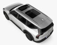 Kia EV9 2024 3D-Modell Draufsicht