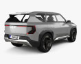 Kia EV5 2024 3D 모델  back view