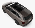Kia Sorento HEV 2024 3d model top view
