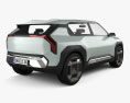 Kia EV3 2024 3D模型 后视图