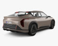 Kia EV4 2024 3D模型 后视图