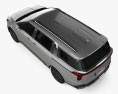 Kia Carnival HEV 2025 3D-Modell Draufsicht