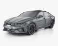Kia K5 GT 2024 3D模型 wire render