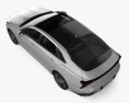 Kia K5 GT 2024 3D模型 顶视图