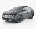 Kia K3 GT Line 2023 3D 모델  wire render