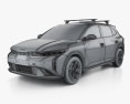 Kia K3 Hatchback GT Line 2023 3D модель wire render