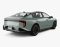 Kia K4 GT-Line 2025 3D 모델  back view