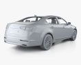 Kia Cadenza с детальным интерьером и двигателем 2014 3D модель