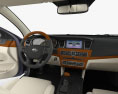 Kia Cadenza с детальным интерьером и двигателем 2014 3D модель dashboard