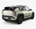 Kia EV3 GT-Line 2024 3D模型 后视图