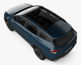 Kia Sportage X-Line 2022 3D模型 顶视图