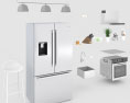 Tradition Gray Kitchen Design Big 3D模型