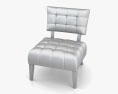 Beige Microfiber Chair - Allen Park 3d model