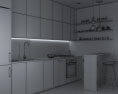 Venice Micro Contemporary Kitchen Design Medium 3D модель