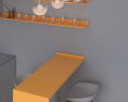 Venice Micro Contemporary Kitchen Design Medium 3D 모델 
