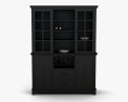 Buffet and Hutch in Ebony - Arts and Crafts 3D 모델 