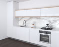 Willoughby Modern Kitchen Design Medium 3D-Modell