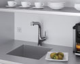 Contemporary White Kitchen Desighn Small 3D модель