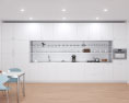 Contemporary White Kitchen Desighn Big 3D模型