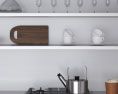 Contemporary White Kitchen Desighn Big 3d model