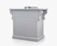 Traditions Kitchen Island 3D 모델 