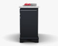 Kitchen Cart with Gray Granite Top Modelo 3d