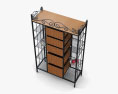 Manilla Kitchen Storage Rack 3d model