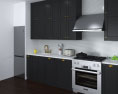 French Bistro Inspired Traditional Kitchen Design Medium 3Dモデル