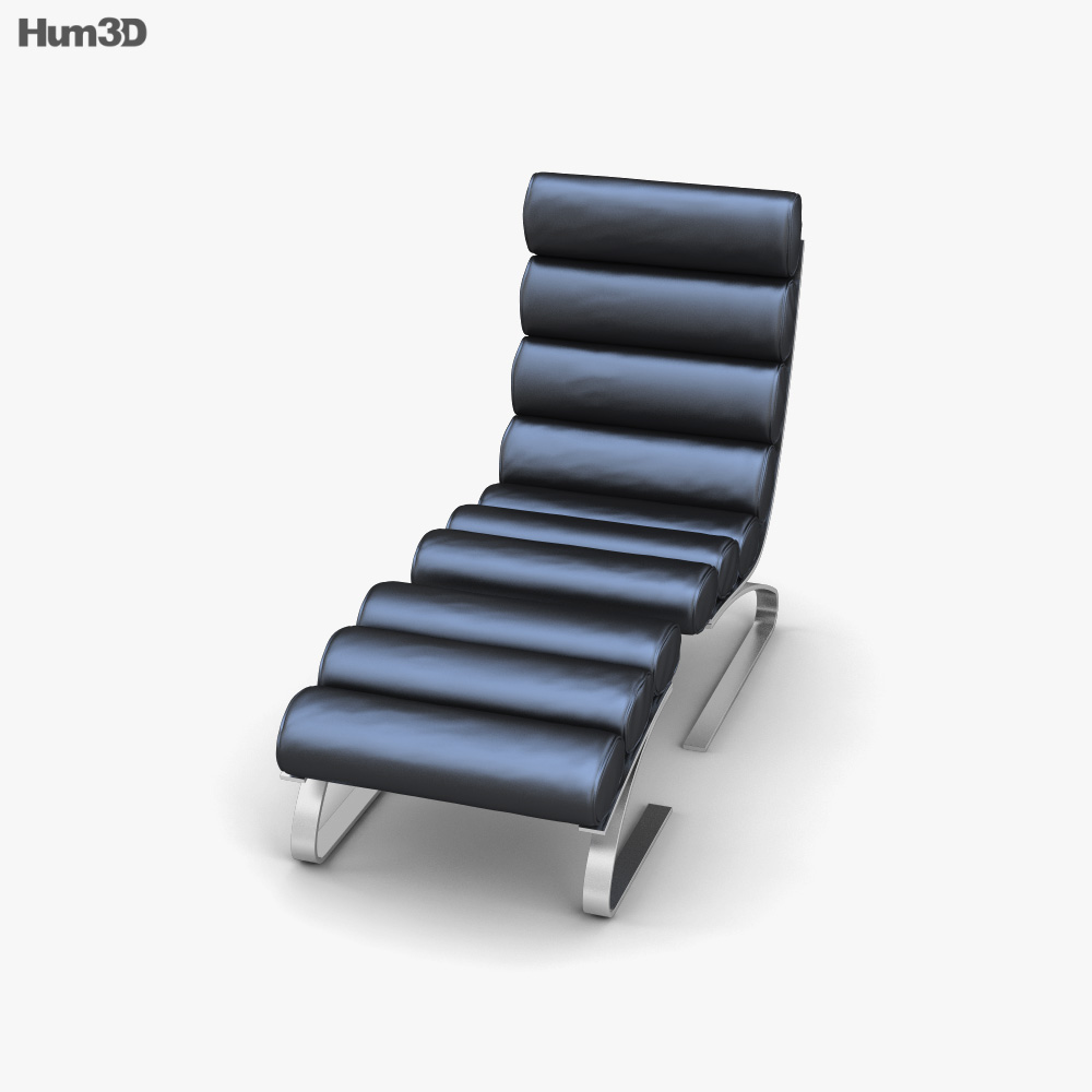 Occasional Chaise and Ottoman 3D model