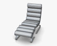 Occasional Chaise y Ottoman Modelo 3D