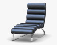 Occasional Chaise y Ottoman Modelo 3D