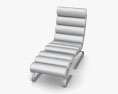 Occasional Chaise and Ottoman 3d model