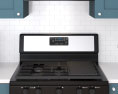 Blue Cabinets Contemporary_Kitchen_Design_Medium 3d model