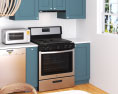 Blue Cabinets Contemporary_Kitchen_Design_Medium Modelo 3d