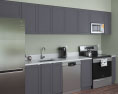 Eclectic Interior Styling Contemporary Kitchen Design Medium 3D 모델 