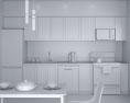 Eclectic Interior Styling Contemporary Kitchen Design Medium Modelo 3d