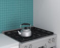 Scandinavian Contemporary Kitchen Design Small 3D модель