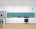 Scandinavian Contemporary Kitchen Design Big 3d model
