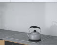 Light Wood Contemporary Kitchen Design Medium 3D-Modell