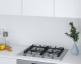 Modern White Kitchen Design Medium 3D 모델 