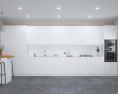 Modern White Kitchen Design Big 3Dモデル