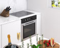 Scandinavian White Kitchen Design Small 3d model