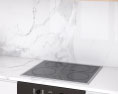 Scandinavian White Kitchen Design Medium 3D модель