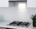 Contemporary Scandinavian Kitchen Design Medium Modello 3D