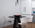 Contemporary Scandinavian Kitchen Design Big 3d model